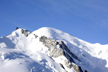 Obraz premium Dôme du Mont Blanc