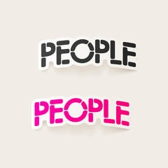 realistic design element: people