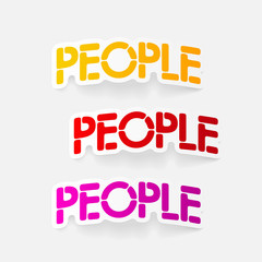 realistic design element: people