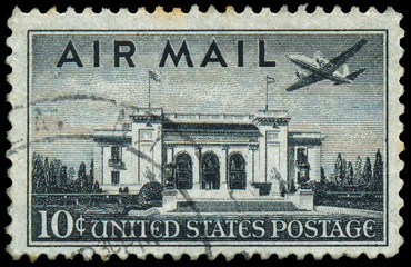 USA - CIRCA 1947: Postage stamp printed in The United States of