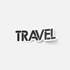 realistic design element: travel