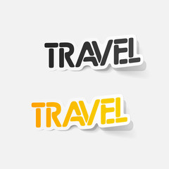 realistic design element: travel