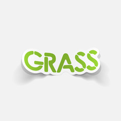 realistic design element: grass