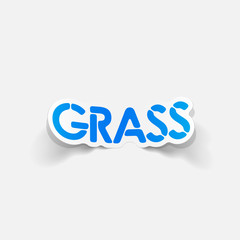 realistic design element: grass