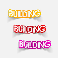 realistic design element: building