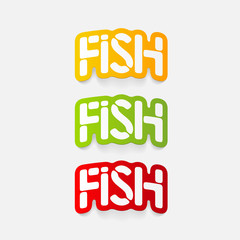 realistic design element: fish