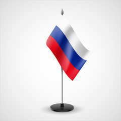 Table flag of Russian Federation
