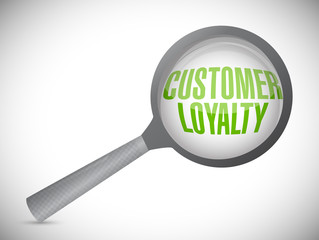 customer loyalty under review illustration design