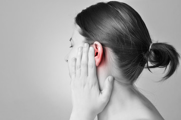Fototapeta premium Ear pain