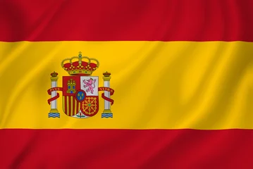 Foto op Canvas Spain flag © somartin