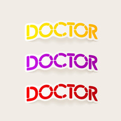 realistic design element: doctor