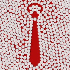pills concept: tie, fashion