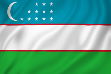 Uzbekistan flag - 62198140
