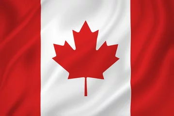 Printed kitchen splashbacks Canada Canada flag