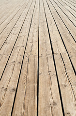 pier. fragment of wooden sidewalk.