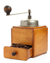 Kaffeebohnen in alter Kaffeem&uuml;hle