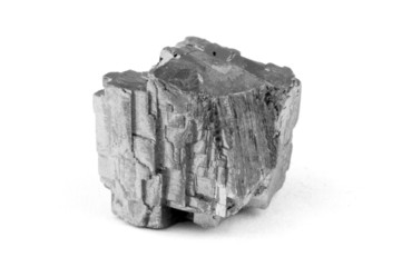 Macro photo of a piece of lead ore - obrazy, fototapety, plakaty