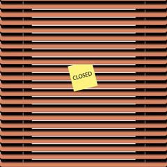 Brown jalousies