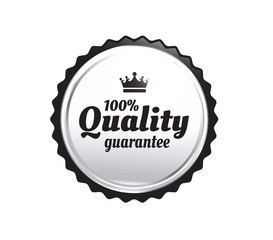 Silver Premium Quality Badge