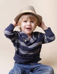 Chid in Fedora Hat: Fashion