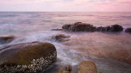 Sunset on Rock beach