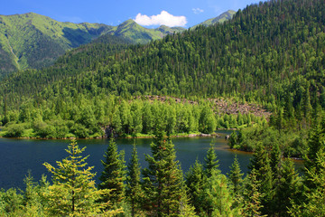 Sable lakes. Khamar-Daban, southern Near-Baikal territory.