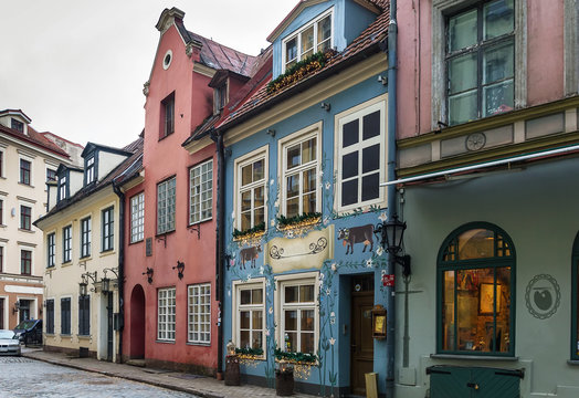 Street In The Old Town Of Riga
