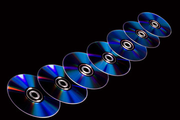 Flying compact disk