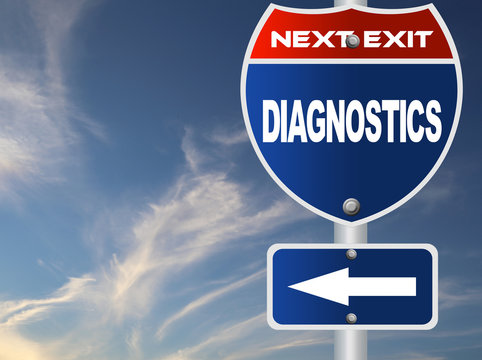 Diagnostics road sign