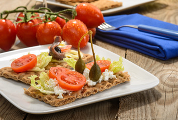 Antipasto, fuoco selettivo