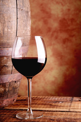 red wine glass