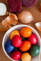 Colorful Easter eggs