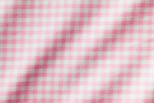 White And Pink Checkered Background