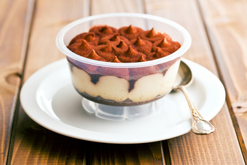dessert tiramisu in cup