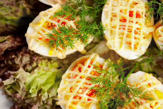 deviled eggs salad