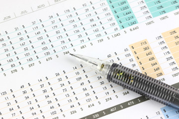 Mechanical pencil point to number.