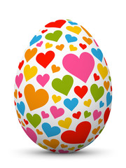 Osterei, Ei, Ostern, Muster, Herz, Easter Egg, Pattern, Design