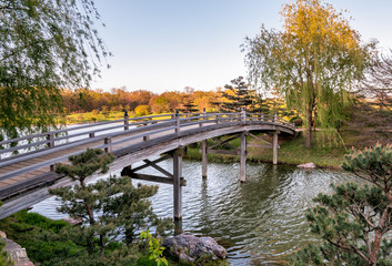 Chicago Botanic Garden, Bridge to Japanese Garden