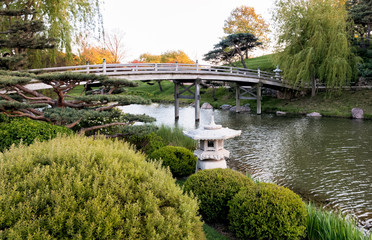 Chicago Botanic Garden, Bridge to Japanese Garden