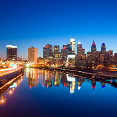Obraz na płótnie Canvas Downtown Skyline of Philadelphia, Pennsylvania.