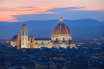 Duomo in Florence at sunset - 62216375