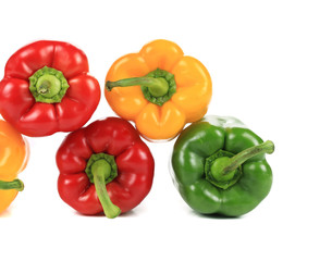 Multi colour peppers.