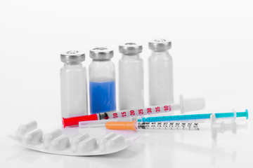 pharmacology tablets vials syringes