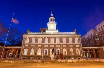 Obraz premium Independence Hall National Historic Park Philadelphia