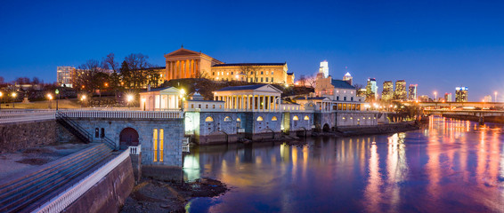 Philadelphia Art Museum and Fairmount Water Works