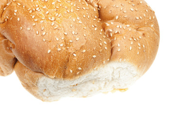 Closeup of sabbath challah