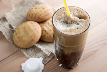 honey cakes and coffee