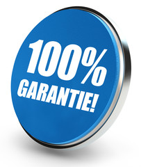 100% Garantie! Button, Icon