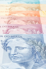 Republic's Effigy portrayed as a bust on Brazilian Real