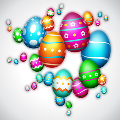 Joyeuses Pâques - Happy Easter - Illustration vectorielle